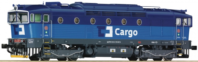 Diesel locomotive T 750 in CD Cargo livery Digital with Sound<br /><a href='images/pictures/Roco/62934.jpg' target='_blank'>Full size image</a>